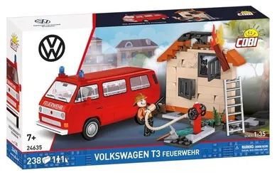 Cobi, Volkswagen T3 Feuerwehr, klocki, 1:35, 238 elementów