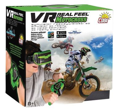 Cobi, VR Real Feel, Motocross, symulator rzeczywistości i gra 3D