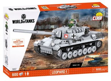 Cobi, World of Tanks Leopard 1, klocki, 600 elementów