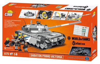 Cobi, Wot Sabaton Primo Victoria, czołg, 675 elementów