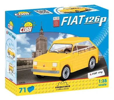 Cobi, Youngtimer, Polski Fiat 126P, klocki, 71 elementów