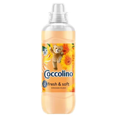 Coccolino, Fresh & Soft, płyn do płukania tkanin, orange rush, 975 ml
