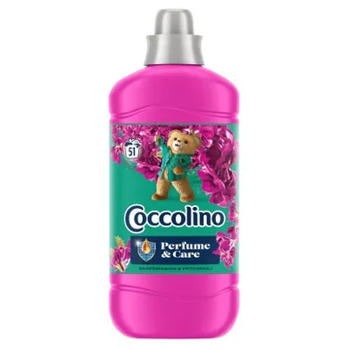 Coccolino, Perfume & Care, płyn do płukania tkanin, snapdragon&patchouli, 1275 ml, 51 prań