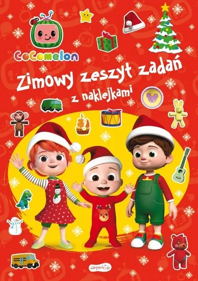 CoComelon. Zimowy zeszyt zadań z naklejkami