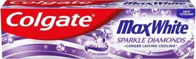 Colgate, max white sparkle diamonds, pasta do zębów wybielająca, 75 ml
