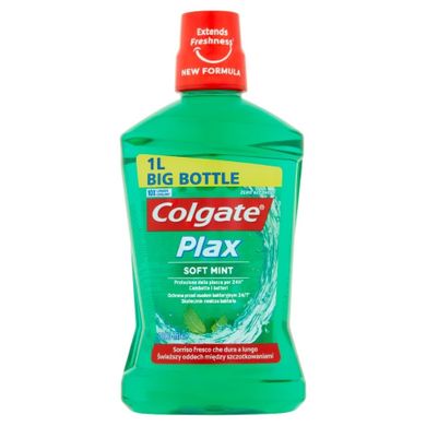 Colgate, Plax Soft Mint, płyn do płukania ust, 1000 ml