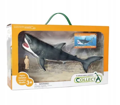 Collecta, dinozaur Megalodon, Deluxe, figurka