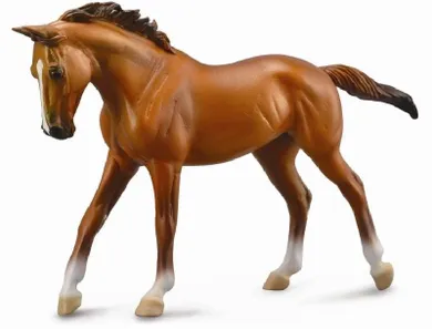 Collecta, Klacz rasy Thoroughbred maści Chestnut, figurka deluxe, 1:12