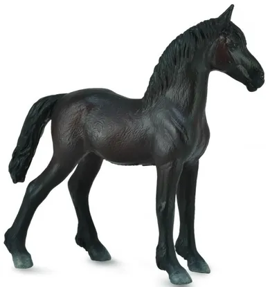 Collecta, Źrebię Friesian Foal, czarne, figurka, 88815