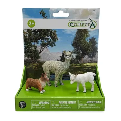 Collecta, Zwierzęta na farmie, zestaw 3 figurek, 84215