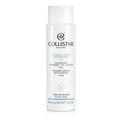 Collistar, Cleansing Powder-To-Cream, kremowy puder oczyszczający do twarzy, 40g