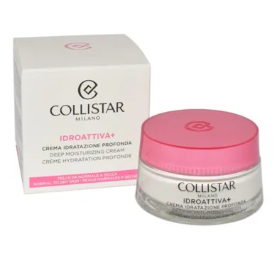 Collistar, Idroattiva Deep Moisturizing Cream, głęboko nawilżający krem do twarzy, 50 ml