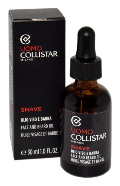 Collistar, Men Shave Face and Beard Oil, olejek do golenia twarzy i brody, 30 ml