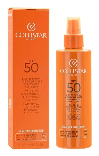 Collistar, Moisturizing, Tanning Milk Spray Spf50, mleczko do opalania, 200 ml