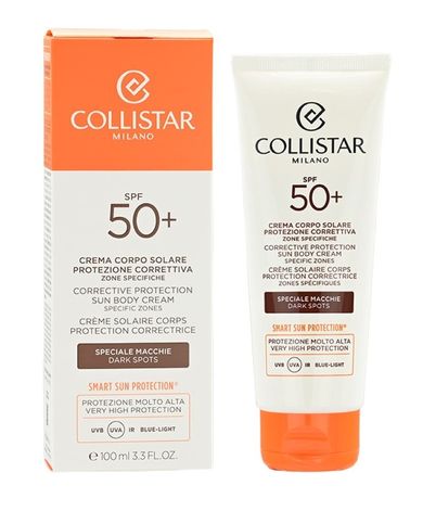 Collistar, Sun Cream, Corrective Protection Special Stains, krem do opalania, 100 ml