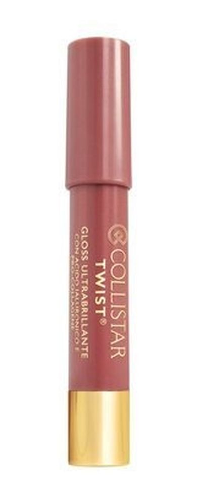 Collistar, Twist Ultra Shiny Gloss With Hyaluronic Acid, Błyszczyk z kwasem hialuronowym, nr 203 Legno Di Rosa, 5,5 ml