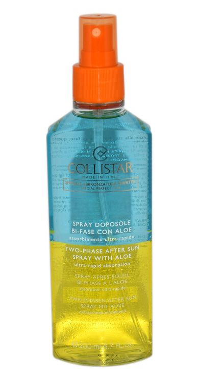 Collistar, Two-Phase After Sun Spray With Aloe Ultra-Rapide Absorption, olejek do opalania, 200 ml