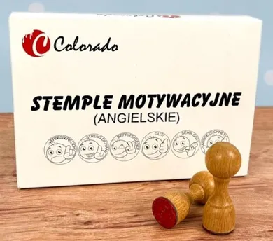 Colorado, pieczątki motywacyjne, angielskie