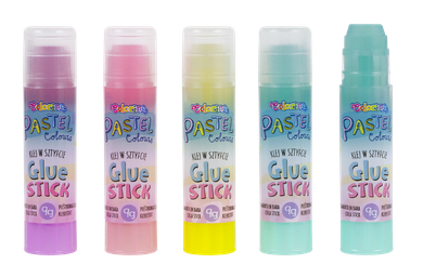 Colorino, klej w sztyfcie, 9g, transparentny