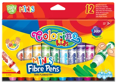 Colorino, mini flamastry, 12 kolorów