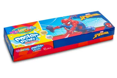 Colorino, Spider-Man, farby plakatowe, 12 kolorów