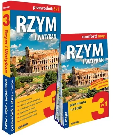 Comfort! map. Rzym i Watykan 3w1