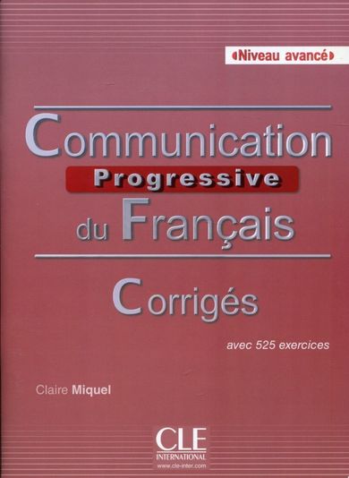 Communication progressive du francais avance Corriges