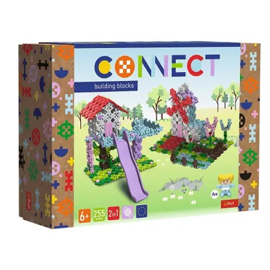 Connect, 2w1, Domek na drzewie, Wiatrak, klocki konstrukcyjne, zestaw L, 61978