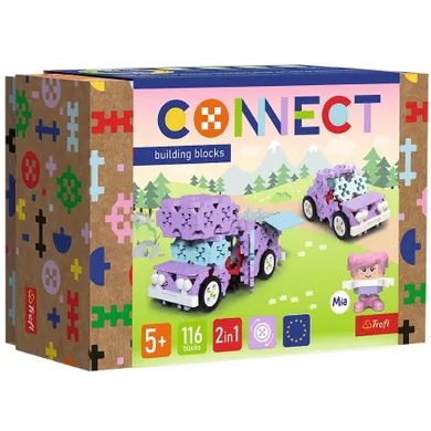 Connect, 2w1, Kamper, Urocze autko, klocki konstrukcyjne, 116 elementów, 61968