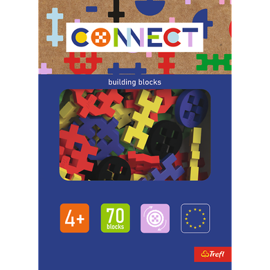 Connect, Basic Boy, klocki konstrukcyjne, 70 elementów