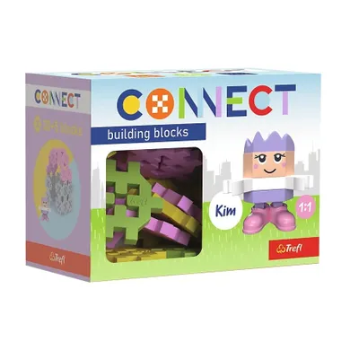 Connect, Pocket Girl, Kim, klocki konstrukcyjne, 35 elementów, 62003