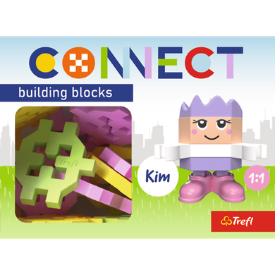 Connect, Pocket Girl, Kim, klocki konstrukcyjne, 35 elementów