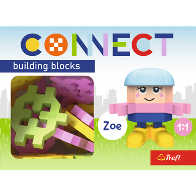 Connect, Pocket Girl, Zoe, klocki konstrukcyjne, 35 elementów