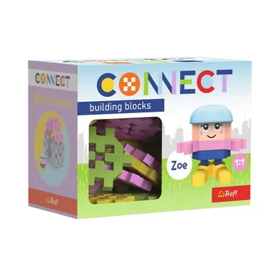 Connect, Pocket Girl, Zoe, klocki konstrukcyjne z figurką, 35 elementów, 61980
