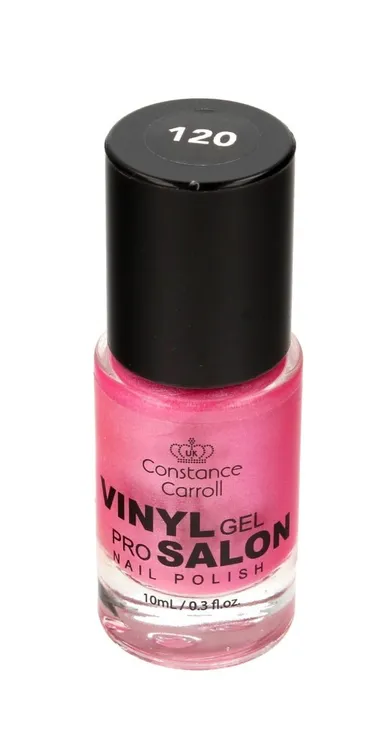 Constance Carroll, lakier do paznokci z winylem nr 120 Pearly Rose, 10 ml