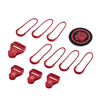 Coocazoo, Classic, zestaw elementów wymiennych do plecaków z systemem MatchPatch, Ribbon Red