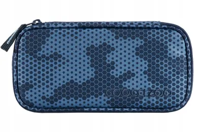 Coocazoo, piórnik, owalny, rozkładany, Geometric Sky