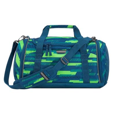 Coocazoo, torba sportowa, Lime Stripe