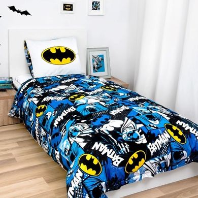 Cool Club, 2-częściowy komplet pościeli chłopięcej, Batman, 160-200 cm