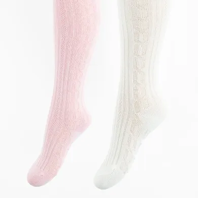 Cool Club, Antypoślizgowe rajstopy dziewczęce, mix, zestaw, 2 szt.