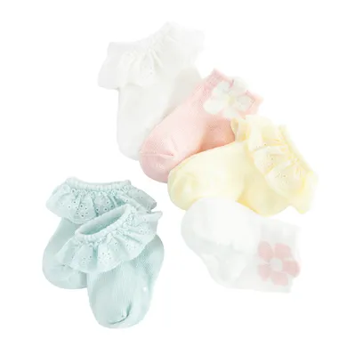 Cool Club, Antypoślizgowe skarpetki dziewczęce, mix, zestaw, 5 szt.