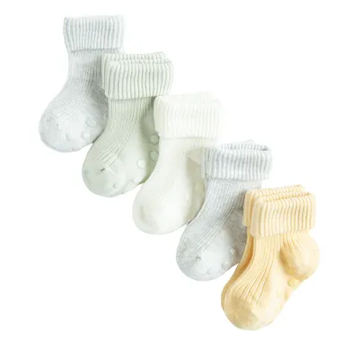 Cool Club, Antypoślizgowe skarpetki niemowlęce, mix, zestaw, 5 szt.