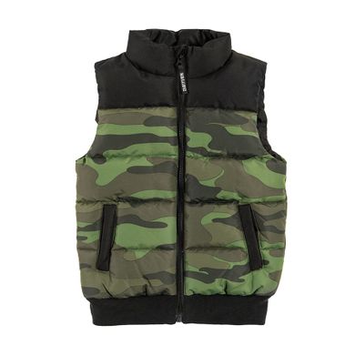 Cool Club, Bezrękawnik chłopięcy, khaki, moro