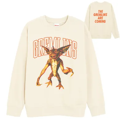 Cool Club, Bluza chłopięca, beżowa, Gremlins