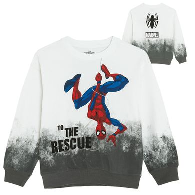 Cool Club, Bluza chłopięca, biała, Spider-Man