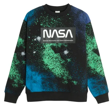 Cool Club, Bluza chłopięca, czarna, NASA