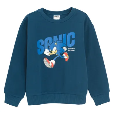 Cool Club, Bluza chłopięca, niebieska, Sonic the Hedgehog