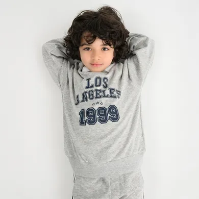 Cool Club, Bluza chłopięca, szara melanż