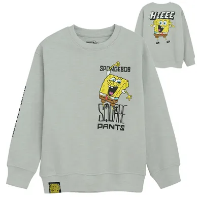 Cool Club, Bluza chłopięca, szara, SpongeBob