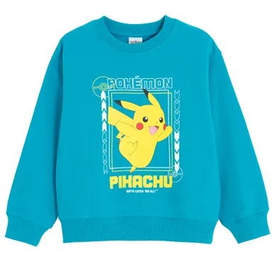 Cool Club, Bluza chłopięca, turkusowa, Pokemon